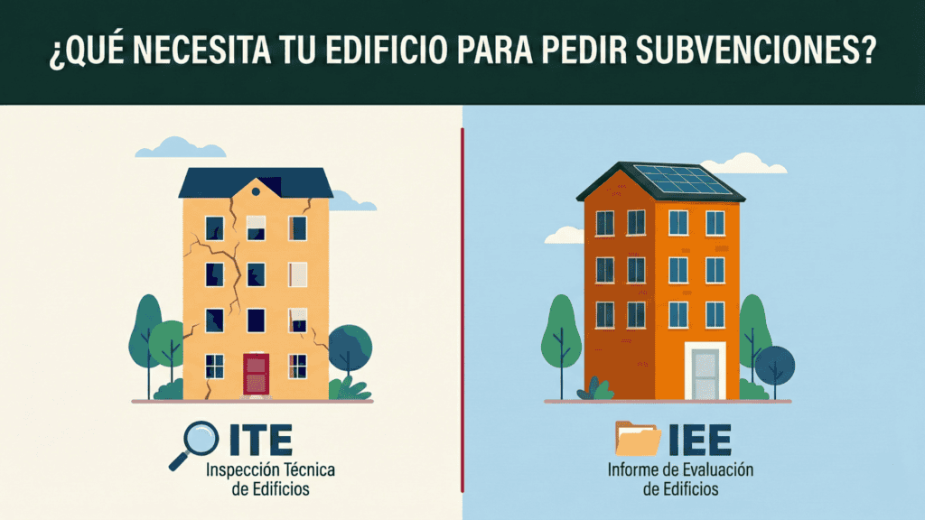 Diferencias entre ITE e IEE para un edificio o comunidad