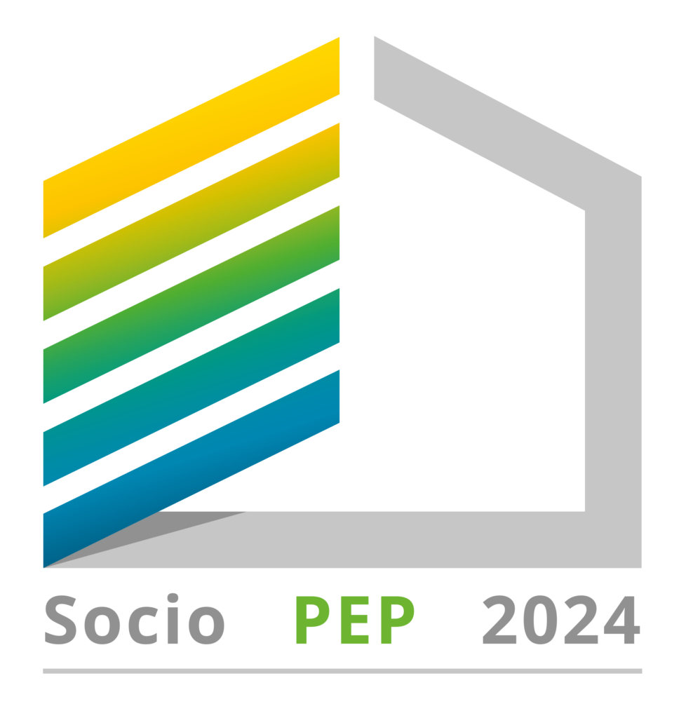 Logotipo de Socio PEP 2024, diseño moderno