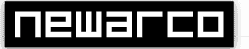 Logotipo de Newarco en blanco y negro.
